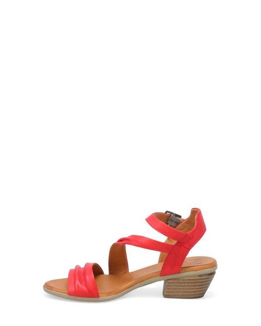Miz Mooz Red Kailee Ankle Strap Sandal