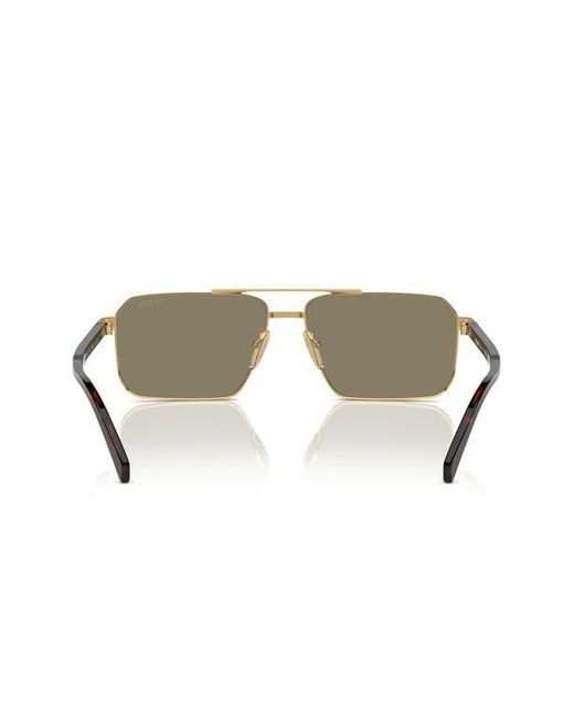 Prada Multicolor 61Mm Rectangular Sunglasses for men