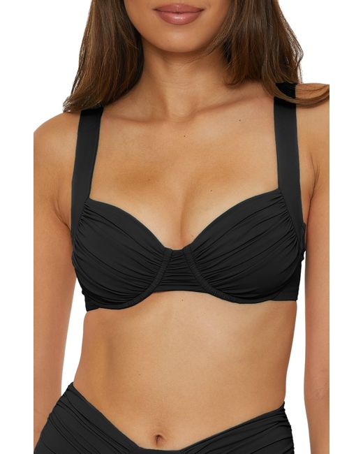 Becca Black Color Code Underwire Bikini Top