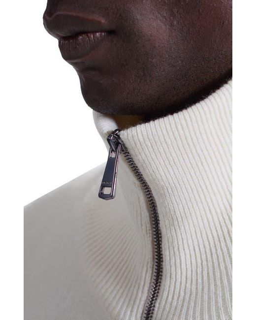 Bugatchi Multicolor Wool Blend Zip Cardigan for men