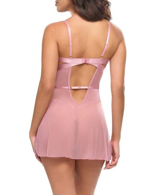 Oh La La Cheri Pink Flora Chemise