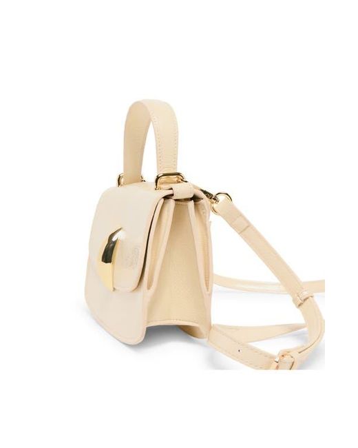 Dolce Vita Natural Lucia Faux Leather Top Handle Bag