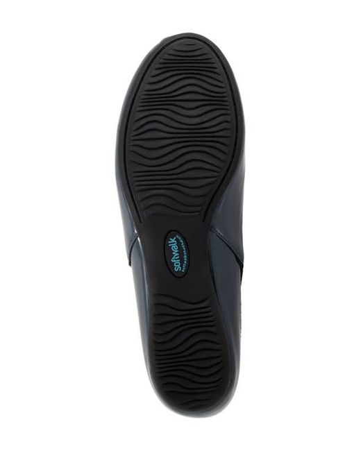 Softwalk® Blue Sheffield Slingback Flat
