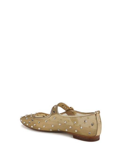 Sam Edelman Brown Michaela Shine Mary Jane Flat Shoes