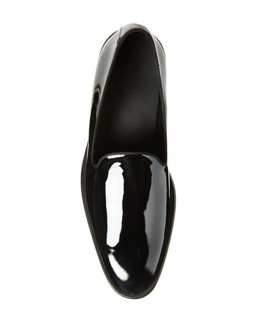 Boss Black Derrek Patent Leather Venetian Loafer for men