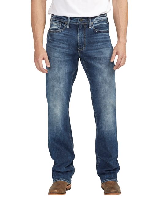 Silver Jeans Co. Gordie Relaxed Fit Straight Leg Jeans in Blue for Men ...