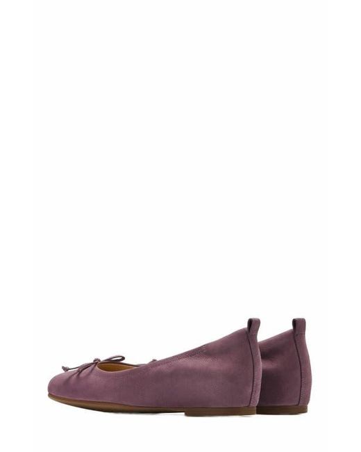 ABEO Purple Cadence Bow Ballet Flat