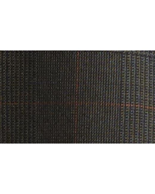 Sacai Black Glen Check Mixed Media Button-Up Shirt