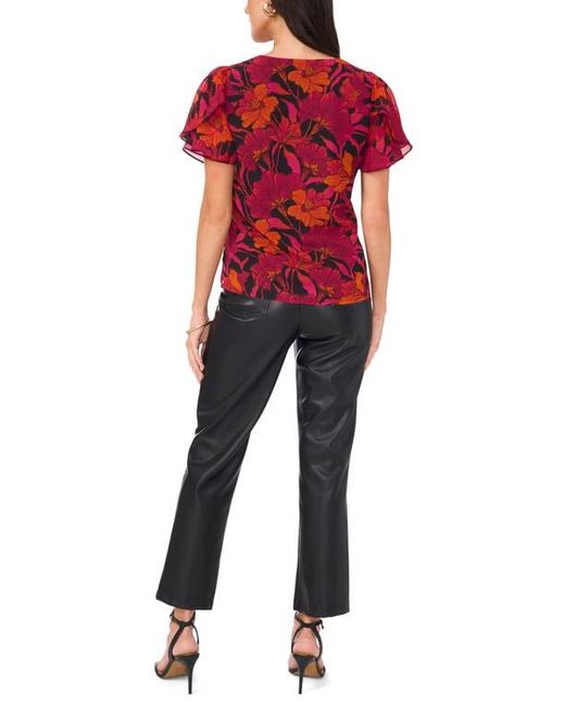 vince camuto ruffle sleeve top