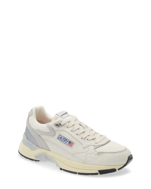 Autry White Hyperway Low Sneaker for men
