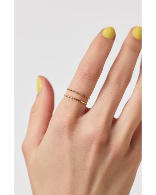 Ana Luisa Metallic Ring Set