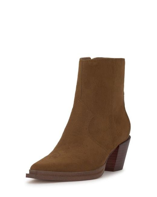Jessica Simpson Brown Helvona Pointed Toe Bootie