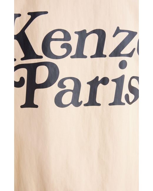 KENZO White Verdy Logo Cotton & Nylon Jacket for men