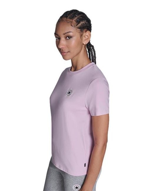 Converse Purple Chuck Taylor Patch T-Shirt