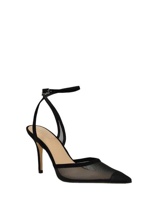 Calvin Klein Black Ozala Ankle Strap Pump