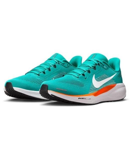 Nike Blue Miami Dolphins Air Zoom Pegasus 41 Sneakers