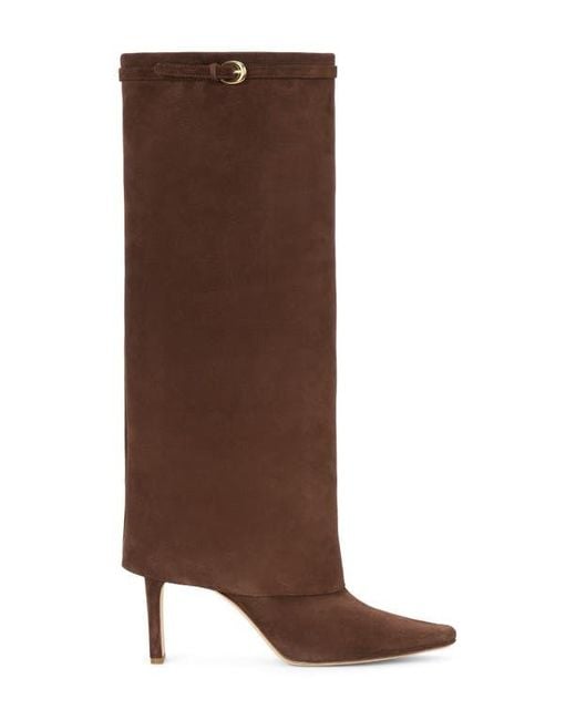 Staud Brown Wally Foldover Boot