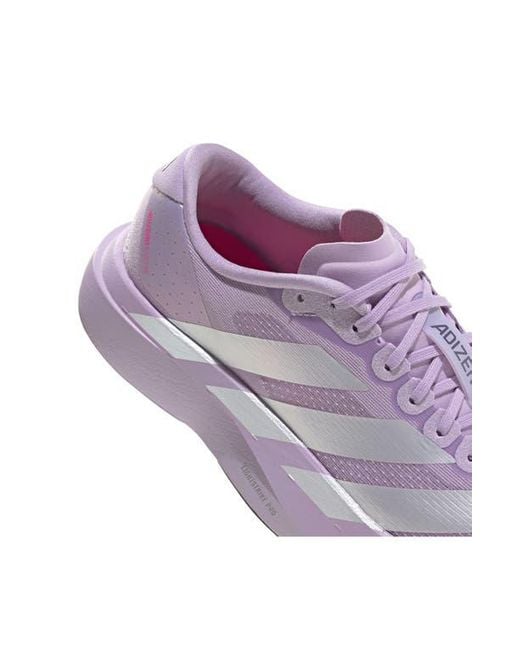 Adidas Purple Adizero Evo Sl Running Shoe