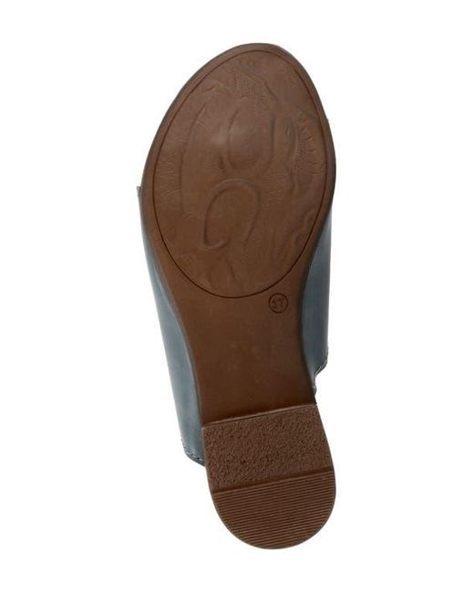 BUENO Blue Tulla Slide Sandal