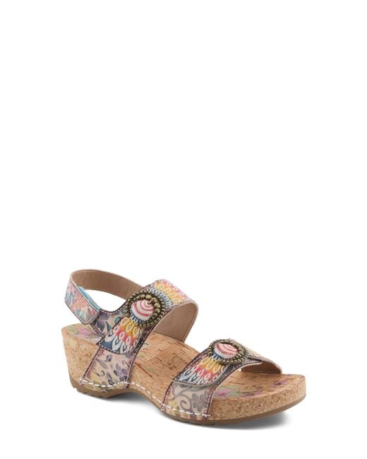 Spring Step Multicolor Colomecool Slingback Sandal