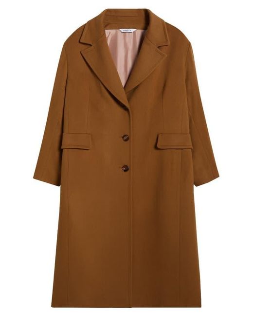 Fleurette Natural Holland Longline Wool Coat