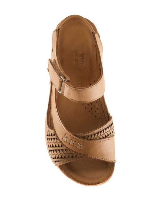 Spring Step Brown Galaire Sandal