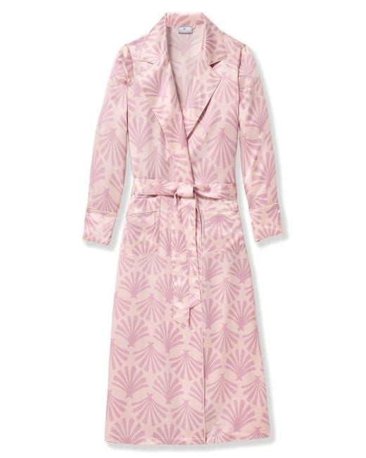 Petite Plume Pink Silk Robe