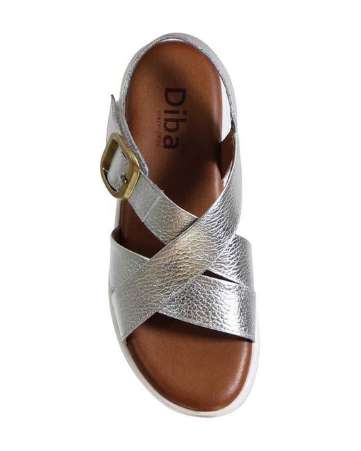 Diba True Metallic Advo Cate Wedge Sandal