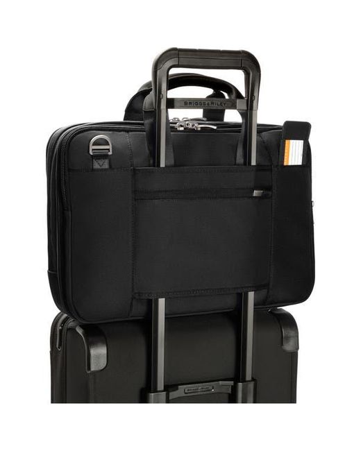 Briggs & Riley Black @Work Medium Expandable Briefcase