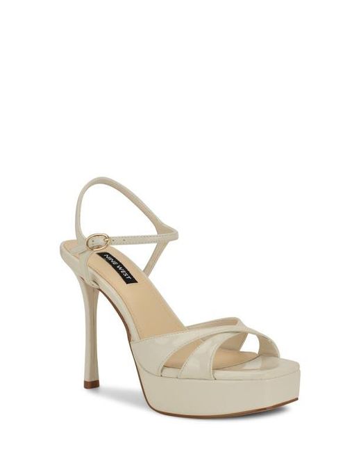 Nine West Metallic Tates Ankle Strap Platform Sandal