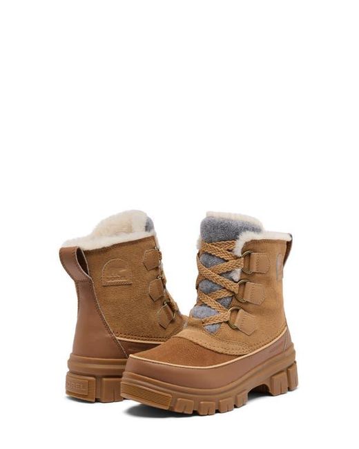 Sorel Brown Tivoli V Faux Fur Lined Waterproof Boot