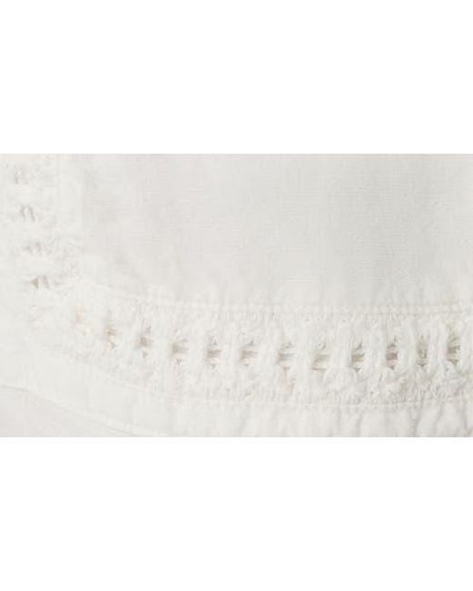 Splendid White Catalina Linen Blend Shorts