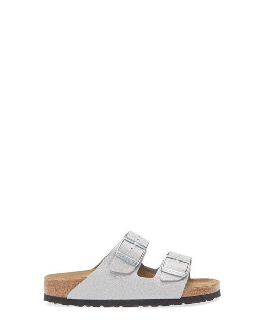 Birkenstock White Arizona Slide Sandal