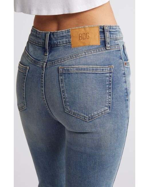 BDG Blue Mid Rise Flare Jeans
