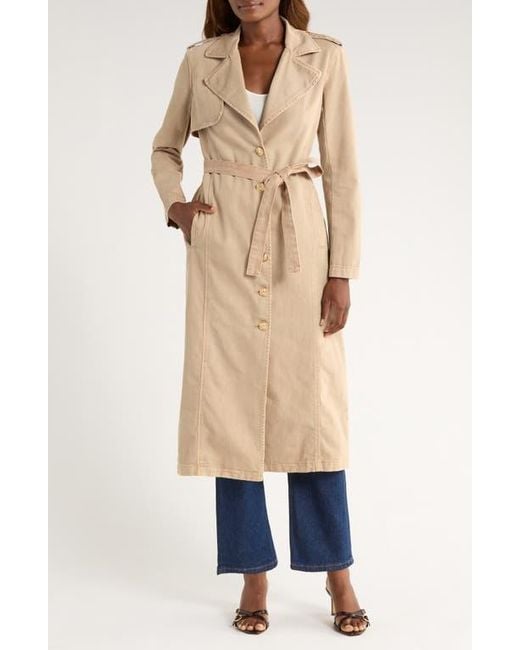 L'Agence Natural Zavia Trench Coat
