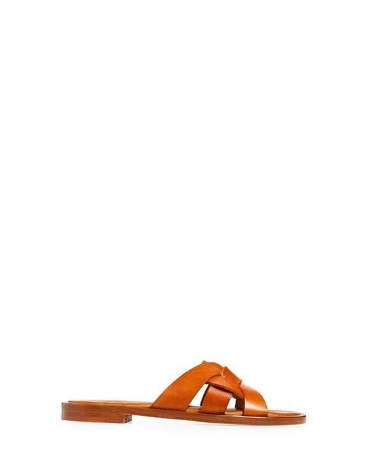 Penelope Chilvers Brown Basque Slide Sandal