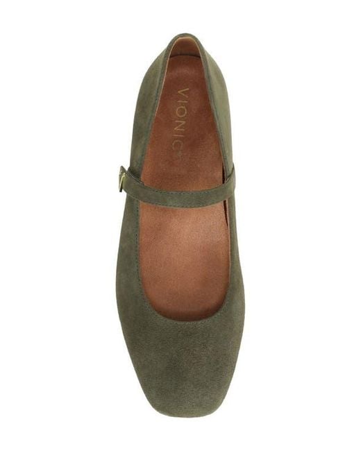 Vionic Green Alameda Mary Jane Flat