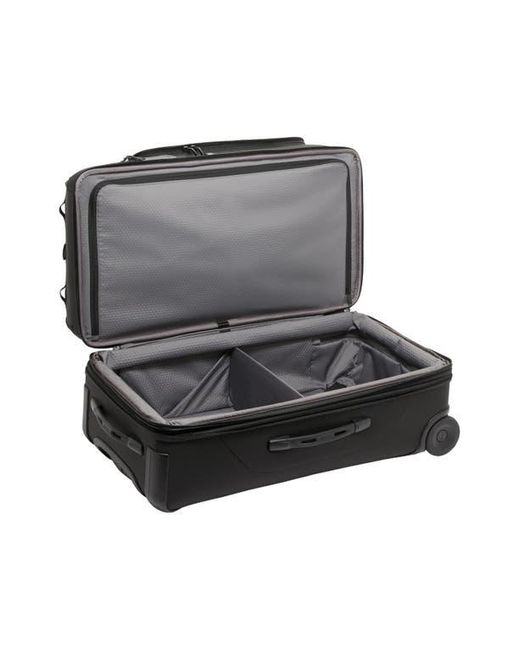 Tumi Black Wheeled Double Entry Duffle Bag