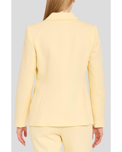 Tahari Natural One-Button Blazer