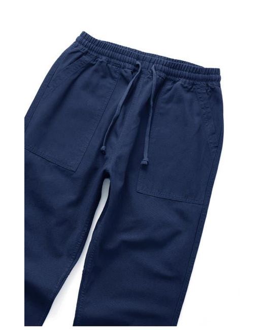 Service Works Blue Organic Cotton Canvas Drawstring Chef Pants for men