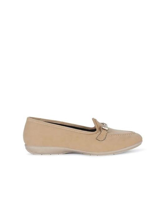 Menina Step White Royal Suede Buckle Slipper