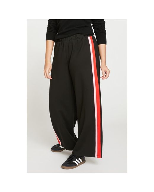 UNIVERSAL STANDARD Black Stephanie Ponte Wide Leg Pants