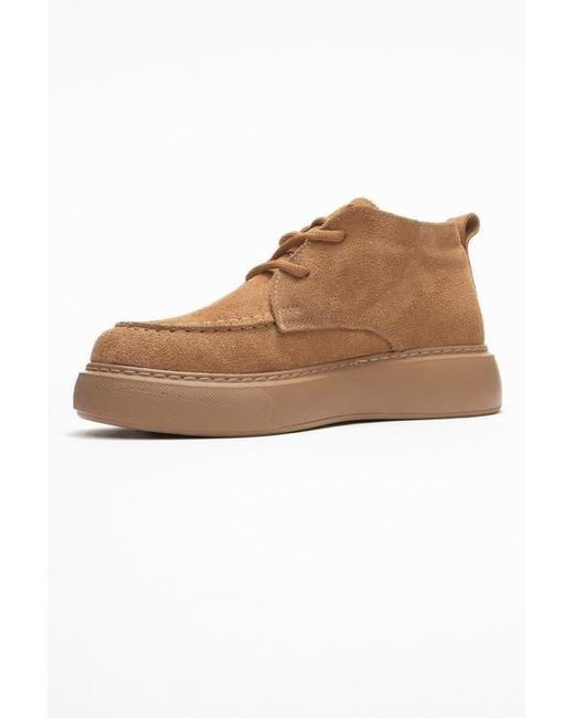 Forever & Always Shoes Brown Lilya Leather Chukka Boot