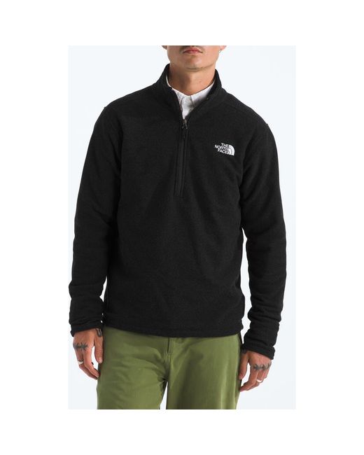 The North Face Black Cap Rock Half Zip Pullover for men
