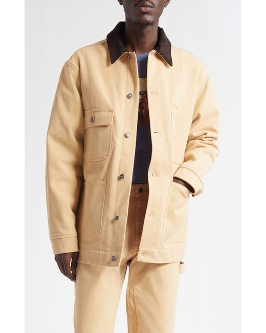 Sky High Farm Natural Gender Inclusive Cotton Canvas Chore Coat for men