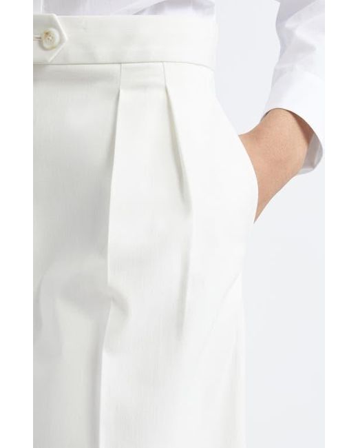 Partow White Waylon Bermuda Shorts