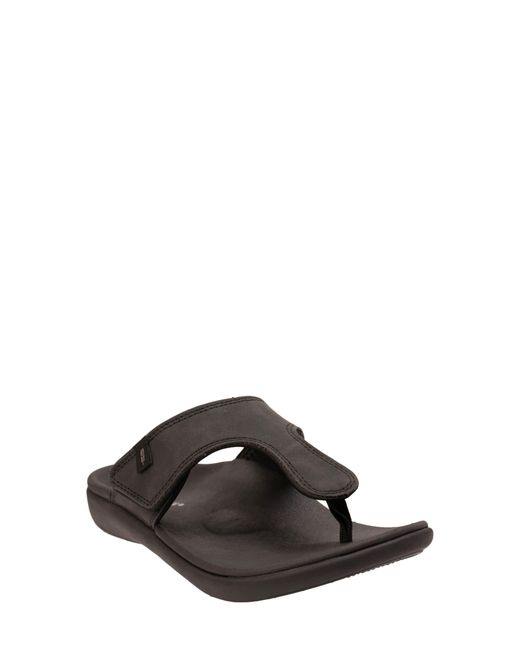 Revitalign Black Coco Flip Flop