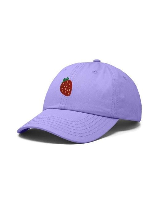 Alix Blue Strawberry Hat