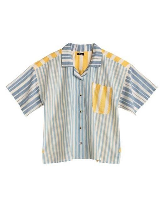 Echo Blue Cassis Camp Shirt