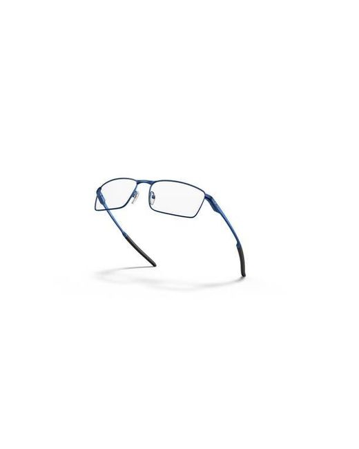 Oakley Blue 57Mm Rectangle Optical Glasses for men